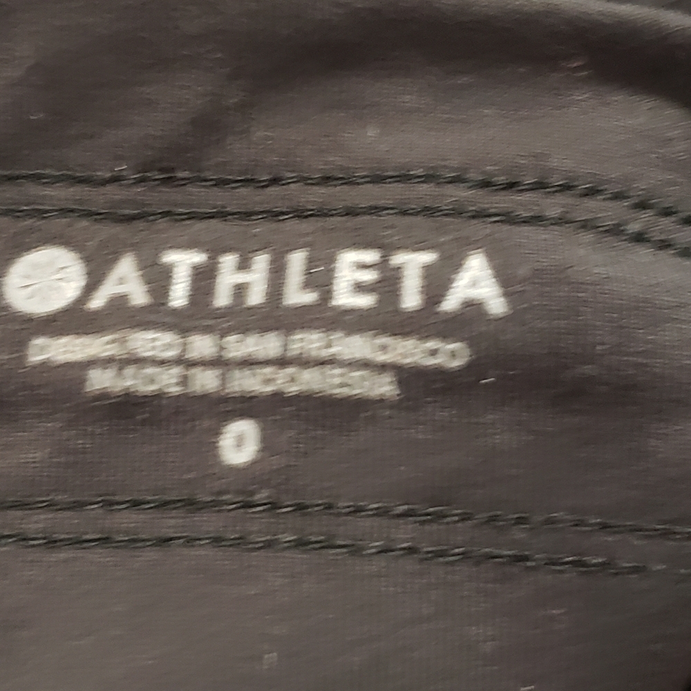 Athleta Size 0 Black Jogger Pants with Zipper Pockets - Picture 7 of 9